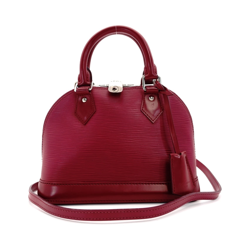 LOUIS VUITTON Epi Alma BB Red Leather Handbag 2-Way