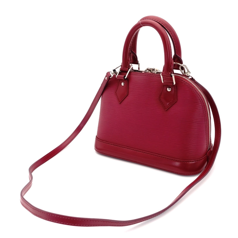 LOUIS VUITTON Epi Alma BB Red Leather Handbag 2-Way