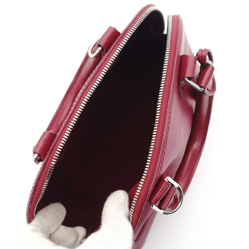 LOUIS VUITTON Epi Alma BB Red Leather Handbag 2-Way
