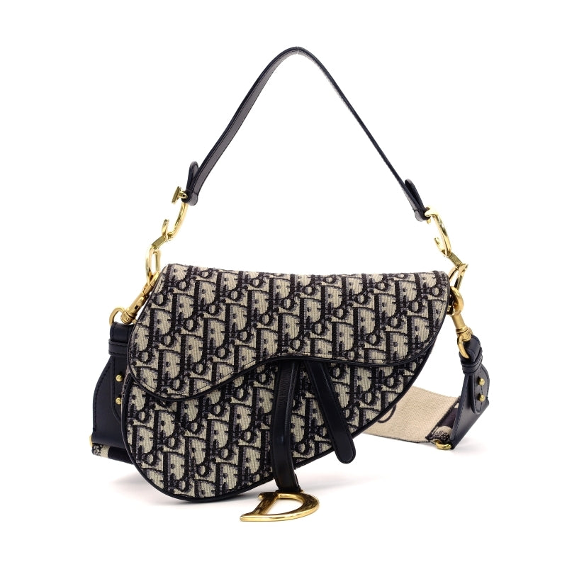 DIOR Saddle Canvas Shoulder Bag TROTTER