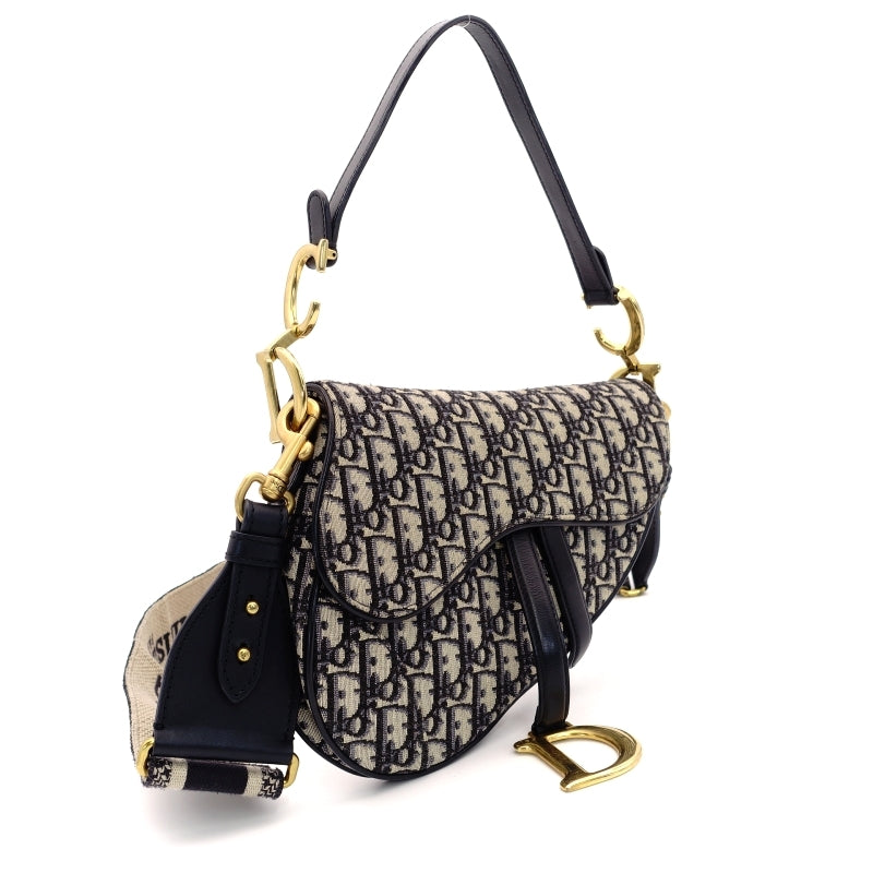 DIOR Saddle Canvas Shoulder Bag TROTTER