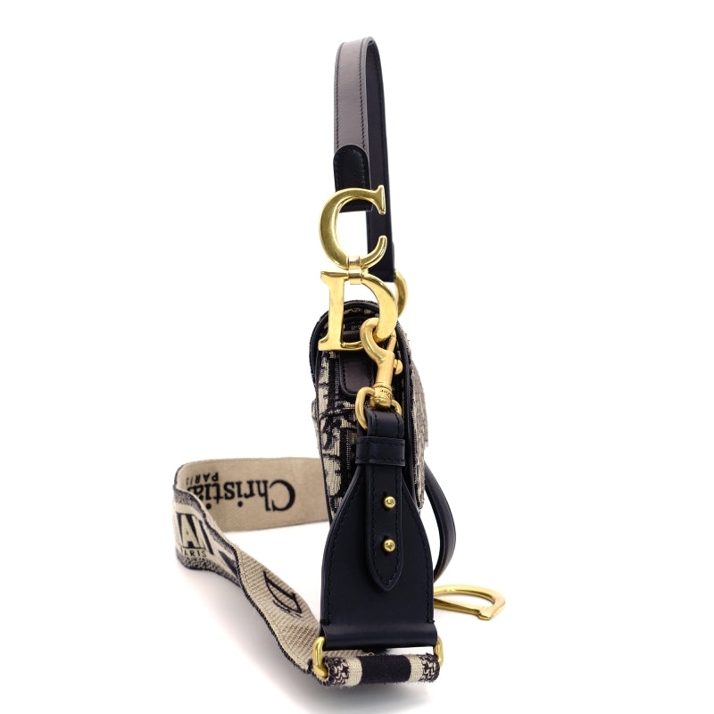 DIOR Saddle Canvas Shoulder Bag TROTTER