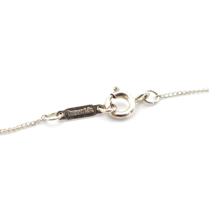 Tiffany & Co. Necklace Heart Ribbon Silver 925 K18 Approx. 9g