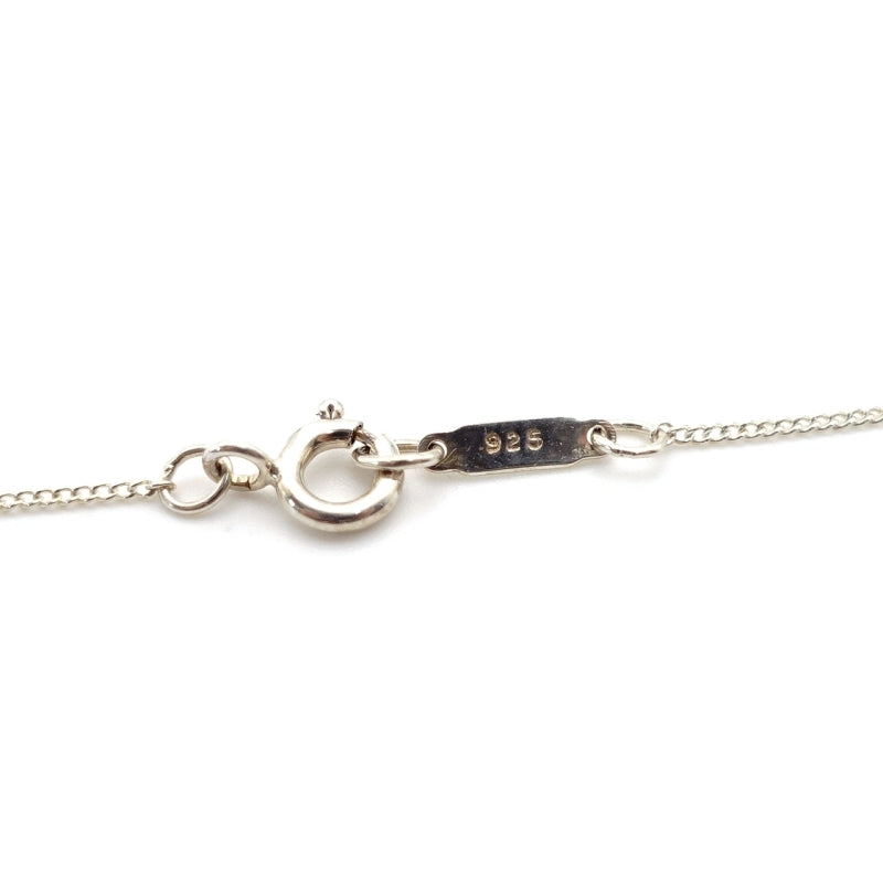 Tiffany & Co. Necklace Heart Ribbon Silver 925 K18 Approx. 9g