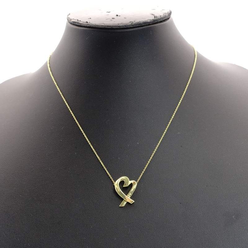 Tiffany & Co. Necklace Loving Heart K18 750 (YG) Approx. 5.3 G Gold