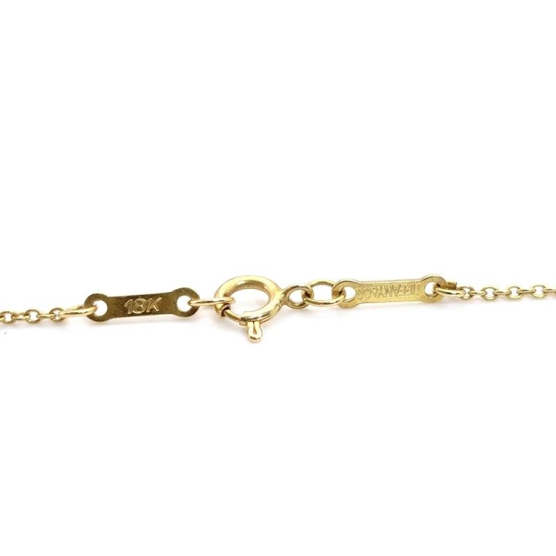 Tiffany & Co. Necklace Open Heart K18 2.9g Gold