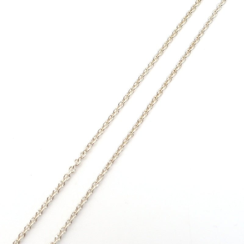 Tiffany & Co. Cloth Necklace K18 Silver 925 Approximately 8g
