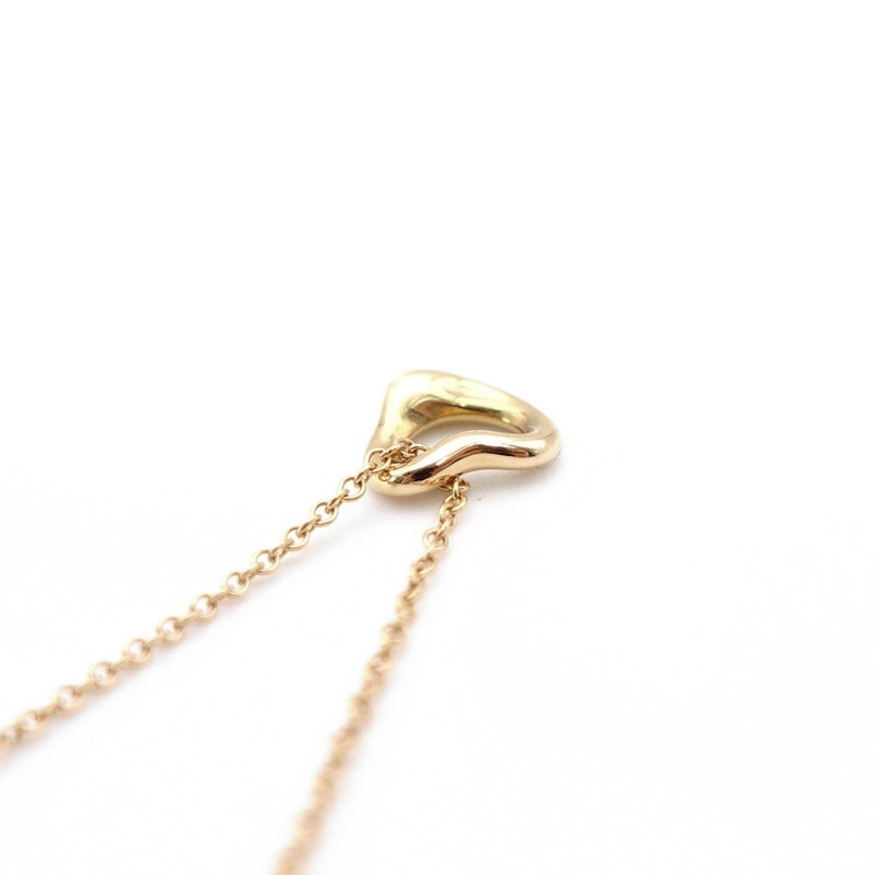 Tiffany & Co. Necklace Mini Open Heart K18 Au750 Approx. 1.6g Gold