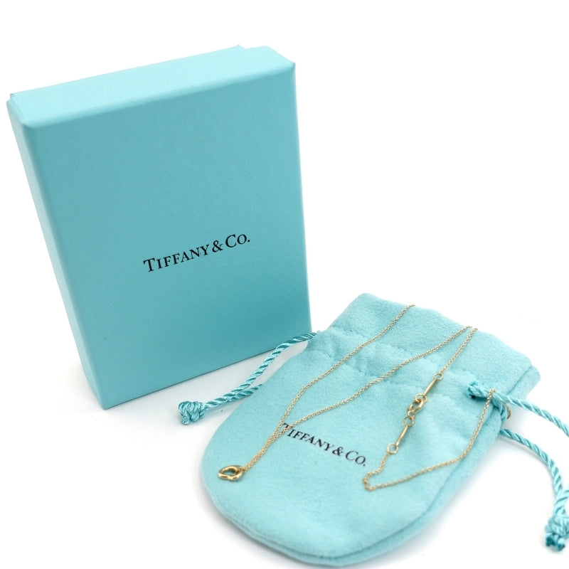 Tiffany & Co. Necklace Mini Open Heart K18 Au750 Approx. 1.6g Gold