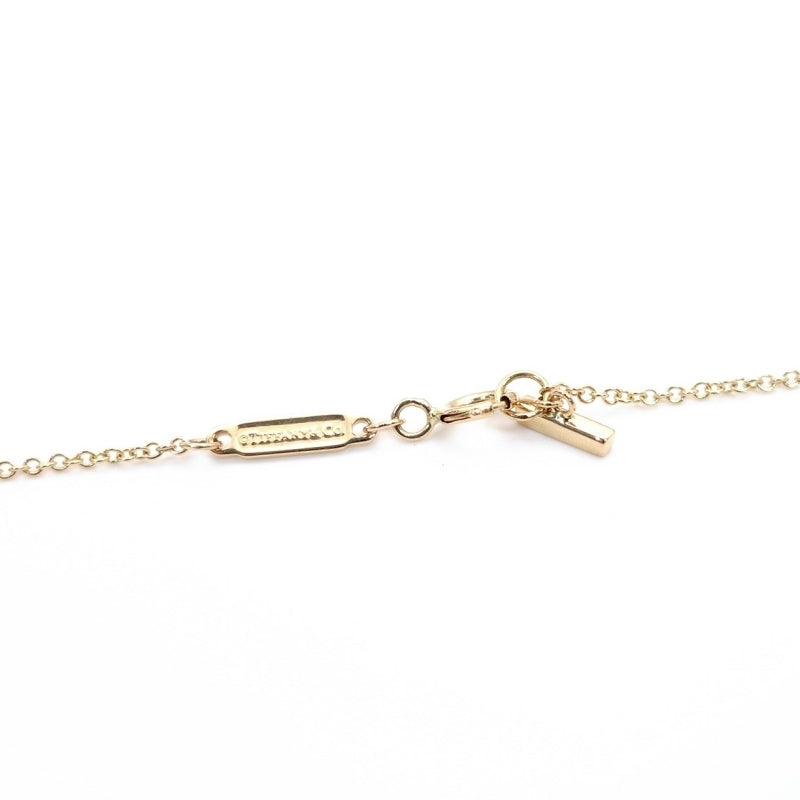 Tiffany & Co. T Smile Mini Necklace Pink Gold K18 Approximately 2.2g