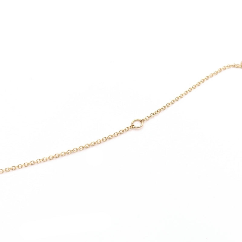 Tiffany & Co. T Smile Mini Necklace Pink Gold K18 Approximately 2.2g