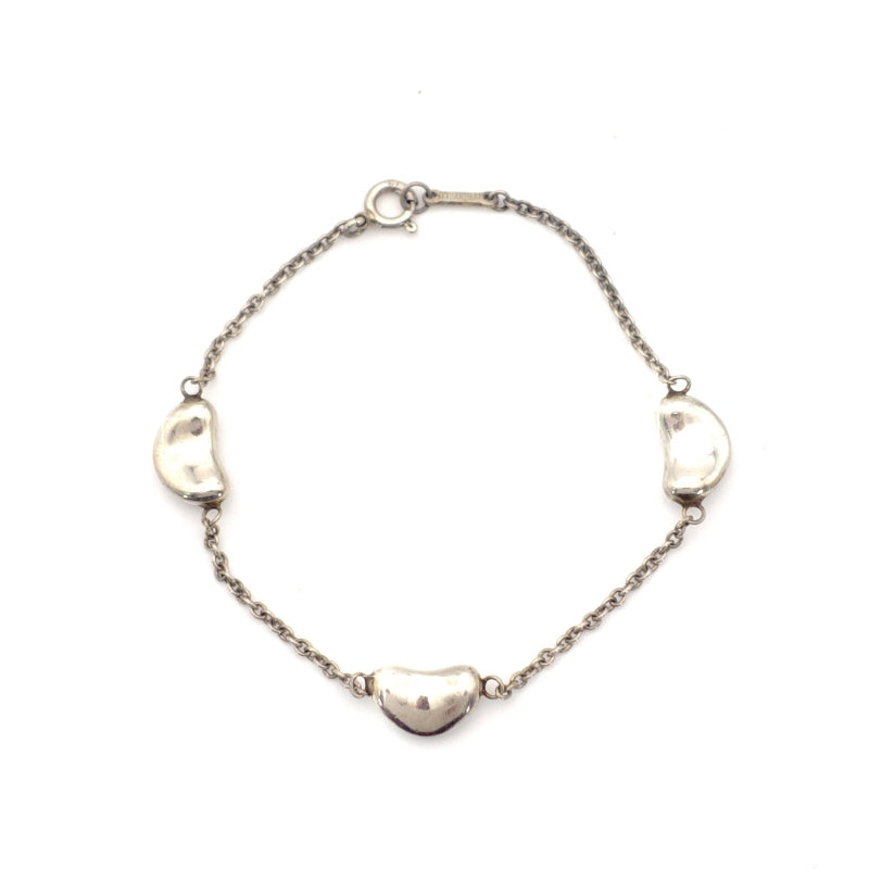Tiffany & Co. Beans Bracelet Silver 925 Approximately 7g