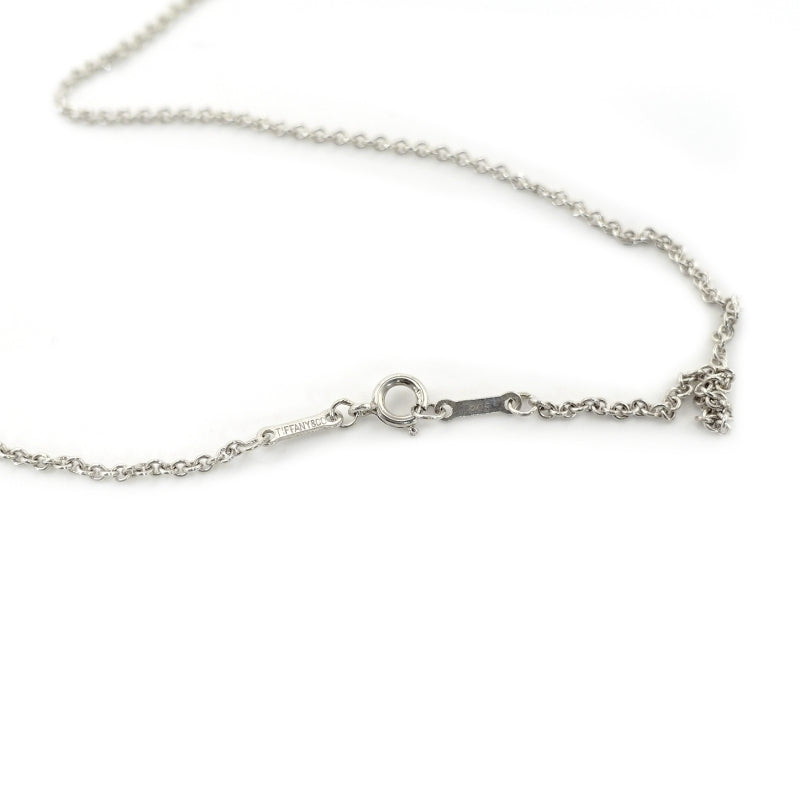 Tiffany & Co. Open Heart Necklace Elsa Peretti Silver 925 Approximately 5g