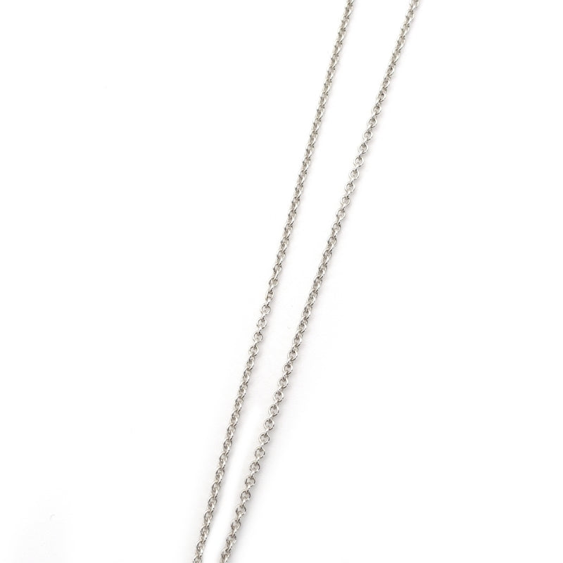 Tiffany & Co. Open Heart Necklace Elsa Peretti Silver 925 Approximately 5g