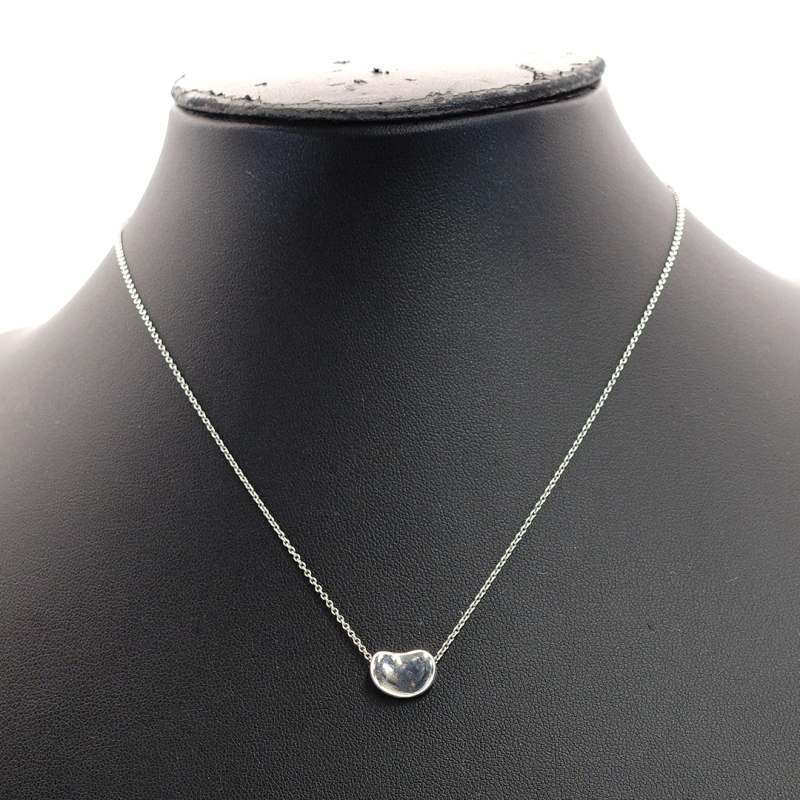 Tiffany & Co. Necklace Beans Elsa Peretti Sterling Silver 925 Silver Approx. 3g 6-11-862