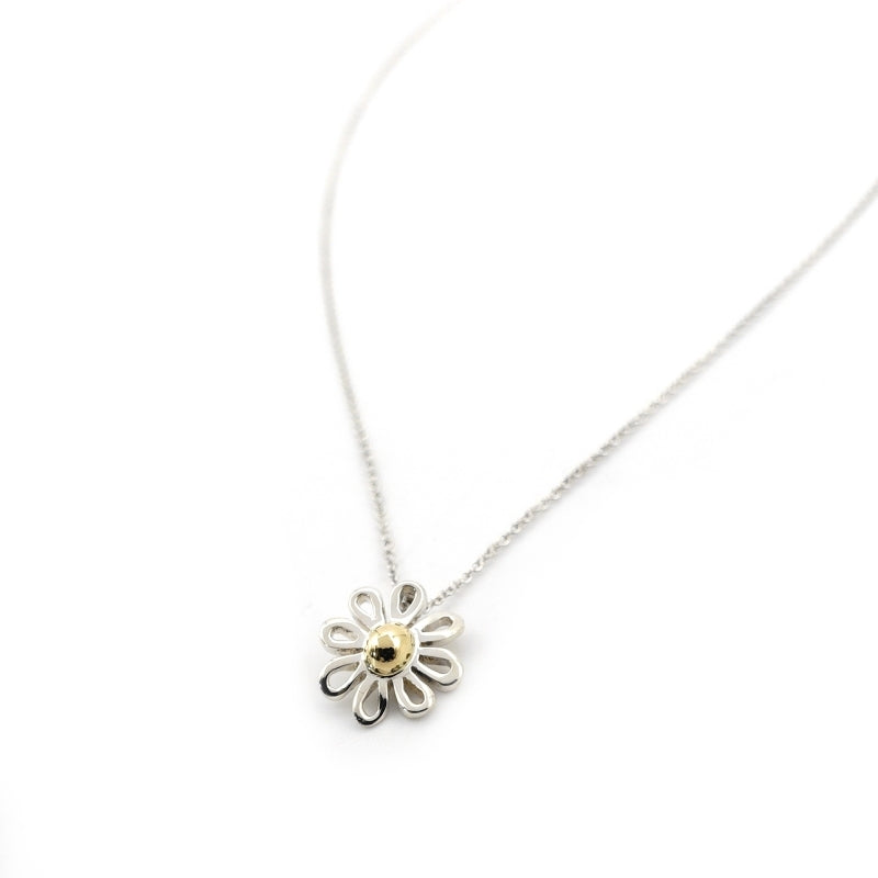 Tiffany & Co. Daisy fluffy Paroma Necklace Picasso Silver 925 K18 Approximately 3g