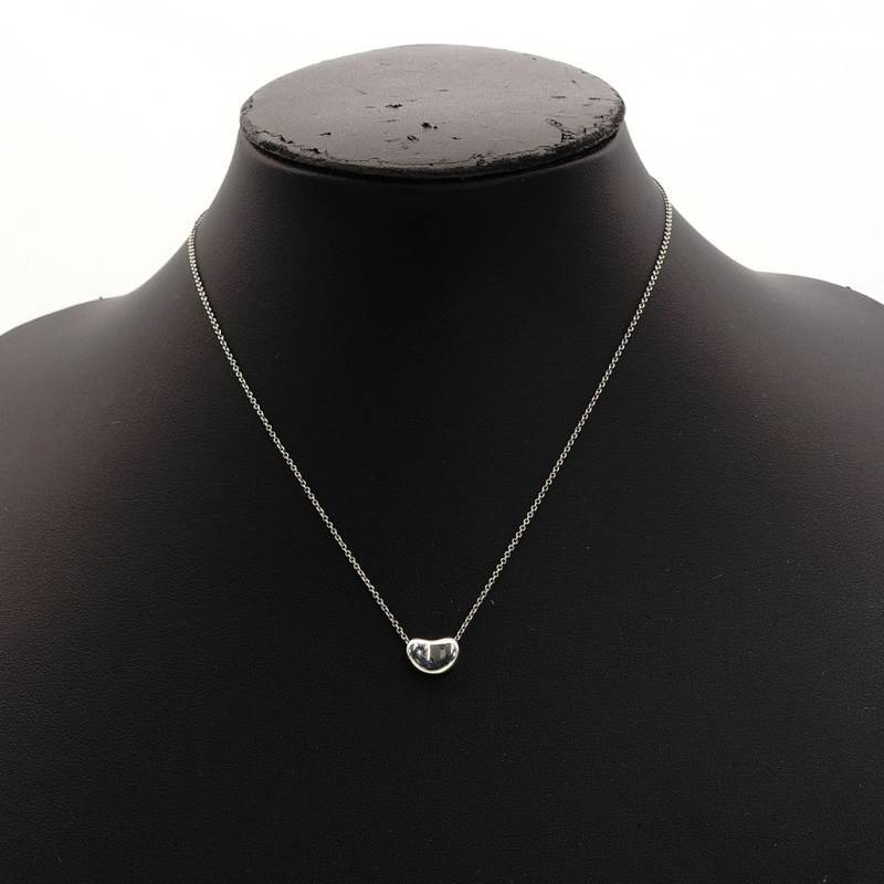 Tiffany & Co. Beans Necklace Silver 925 Approximately 3g