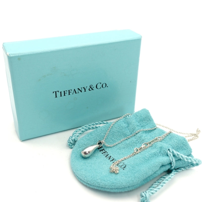 Tiffany&Co. Teardrop Necklace Silver 925 Approximately 3g
