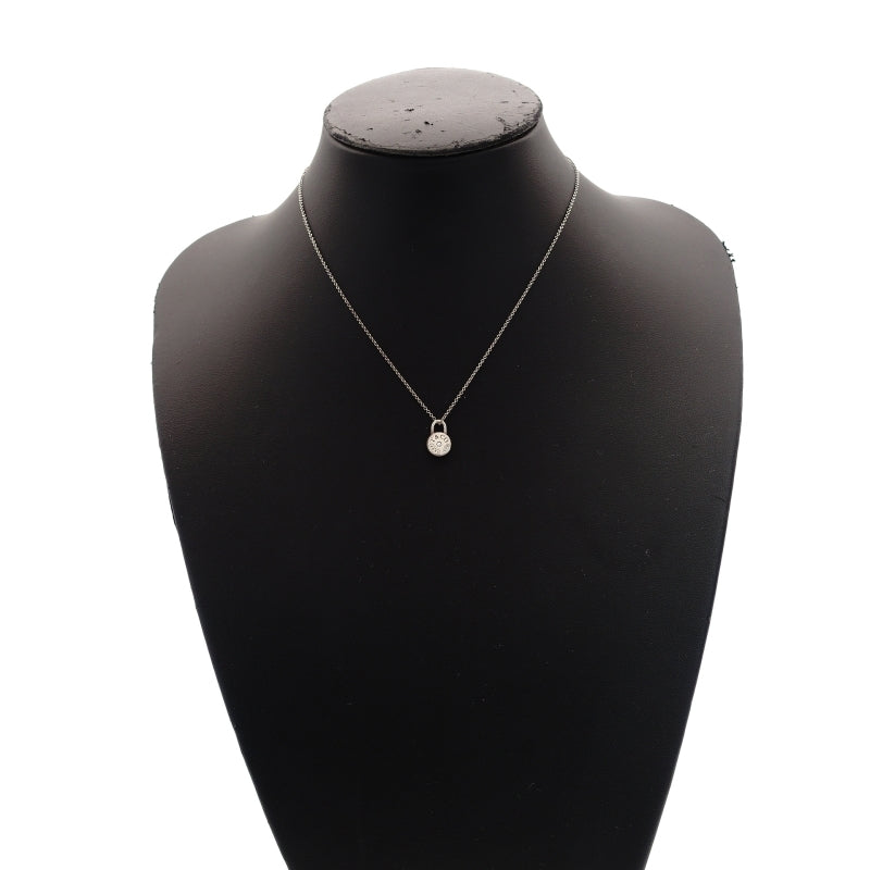 Tiffany & Co. 1837 Necklace Silver 925 Silver 1P Diamond Approximately 3g