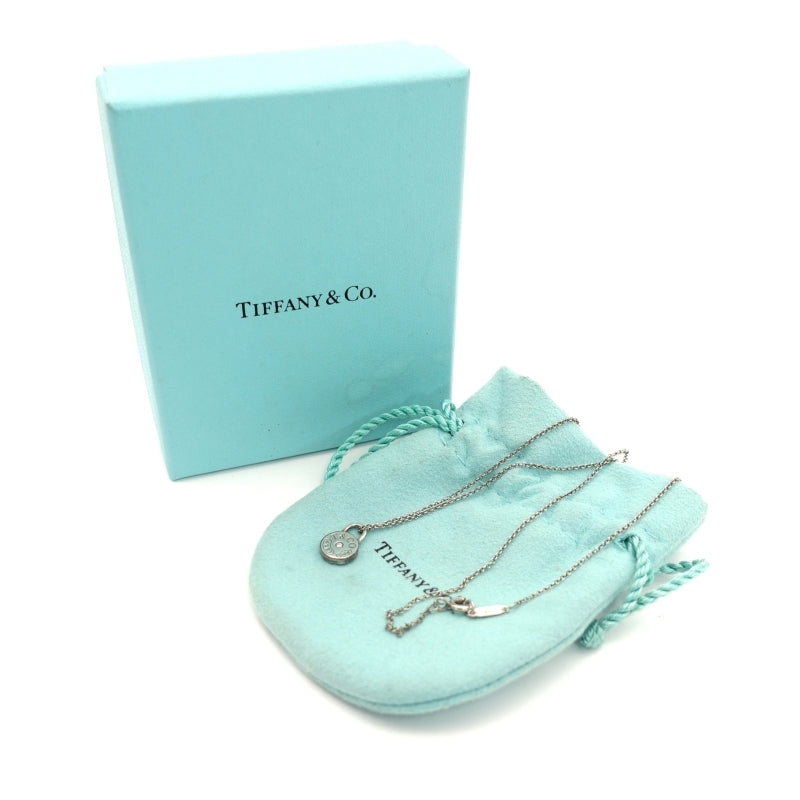 Tiffany & Co. 1837 Necklace Silver 925 Silver 1P Diamond Approximately 3g