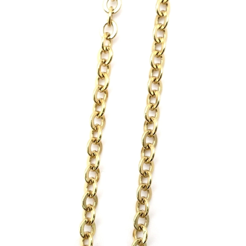 Salvatore Ferragamo Gancini Necklace Gold Logo