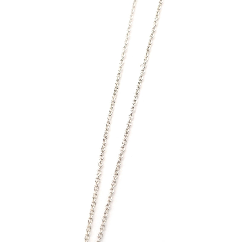 Tiffany & Co. Love Heart Necklace 1P Ruby Silver 925 Silver Approximately 2g