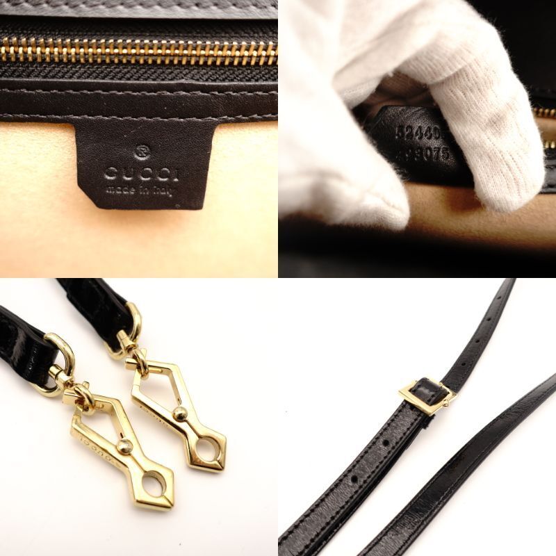 GUCCI Sylvie Shoulder Bag Velvet Leather
