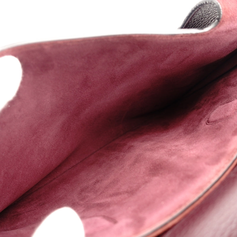 DIOR Eva Handbag Leather Purple 2-Way