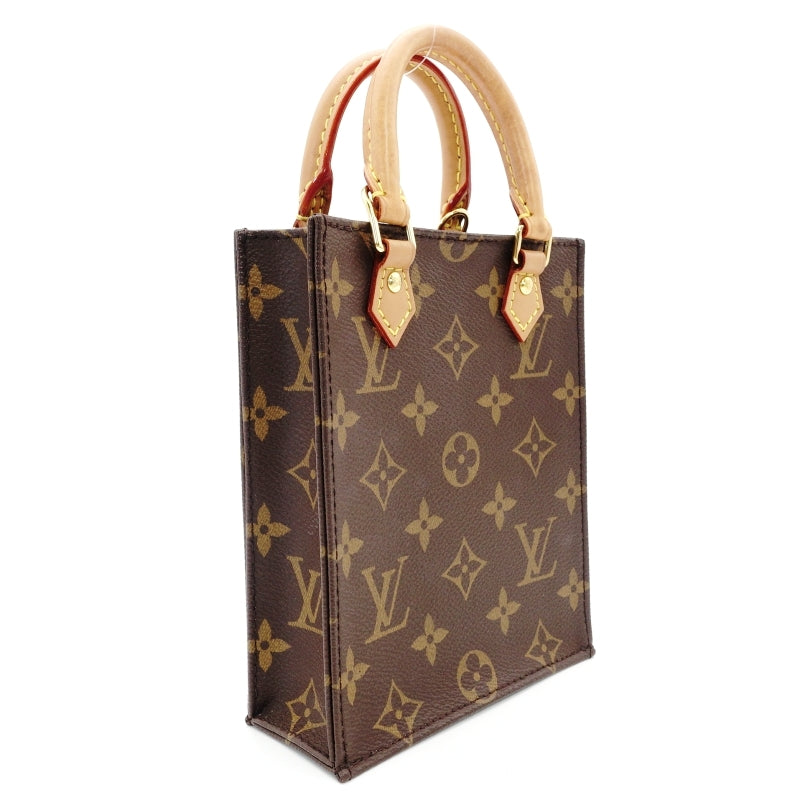 LOUIS VUITTON Petite Sac Plat Shoulder Bag Monogram 2-Way