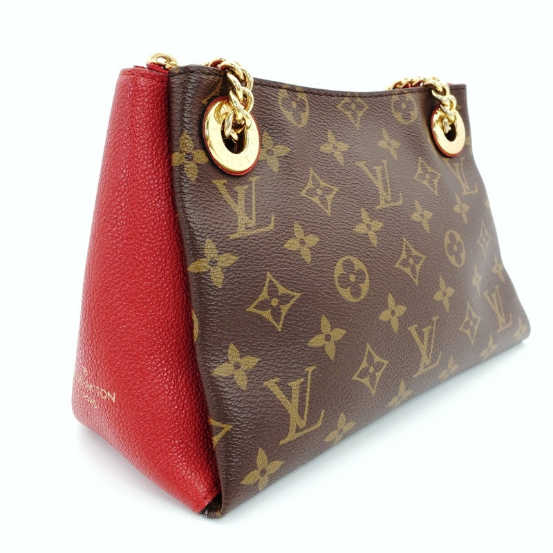 LOUIS VUITTON Monogram Sulene BB Brown × Red M43776