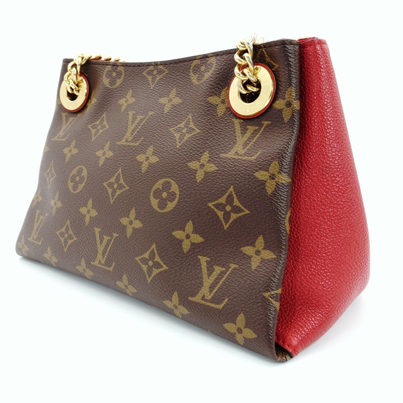 LOUIS VUITTON Monogram Sulene BB Brown × Red M43776