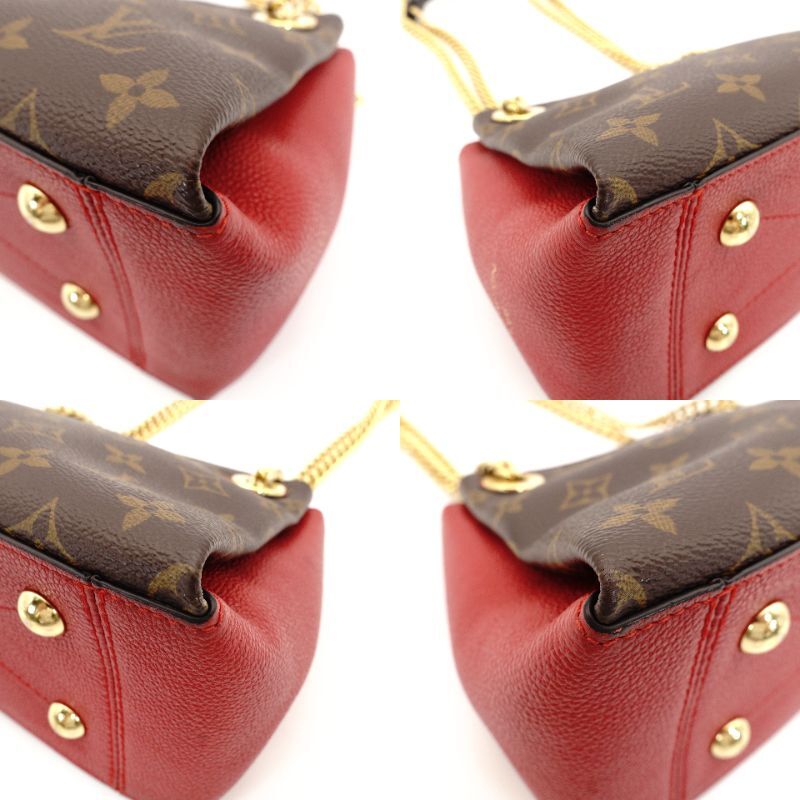 LOUIS VUITTON Monogram Sulene BB Brown × Red M43776