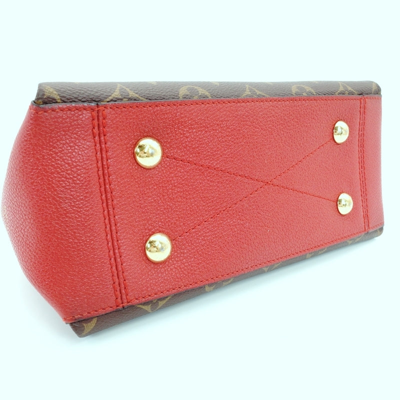 LOUIS VUITTON Monogram Sulene BB Brown × Red M43776