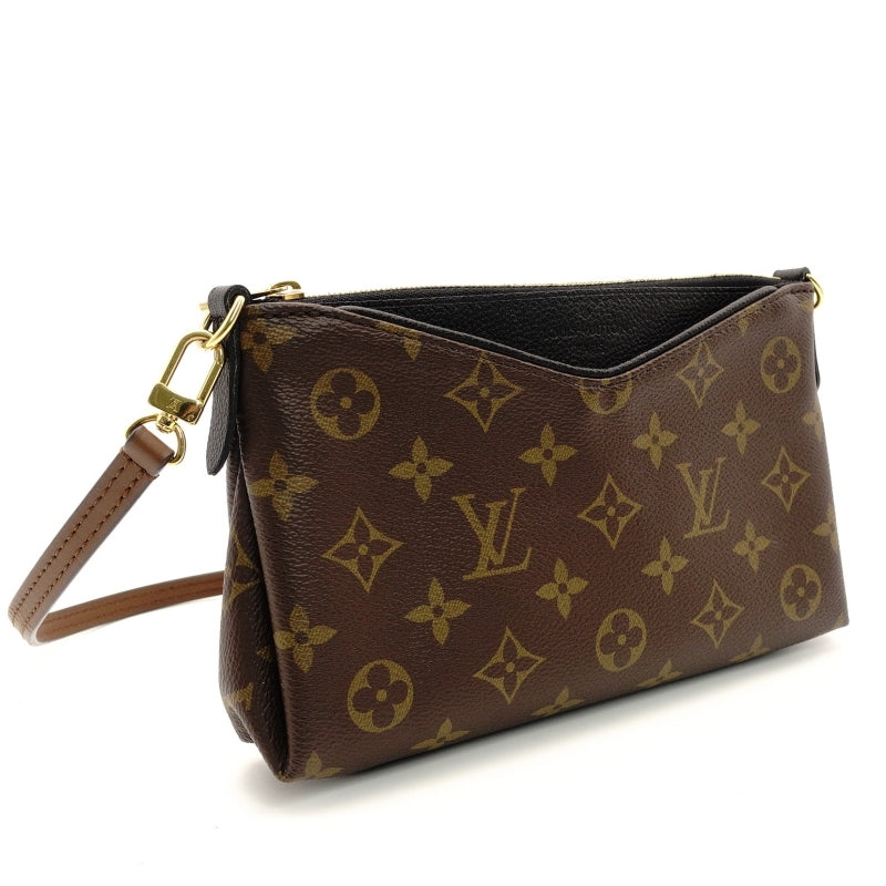 LOUIS VUITTON Monogram Pallas Clutch Shoulder Bag