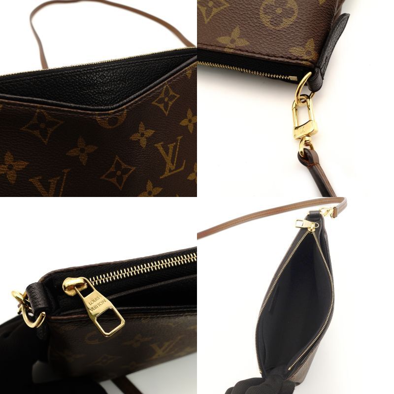 LOUIS VUITTON Monogram Pallas Clutch Shoulder Bag