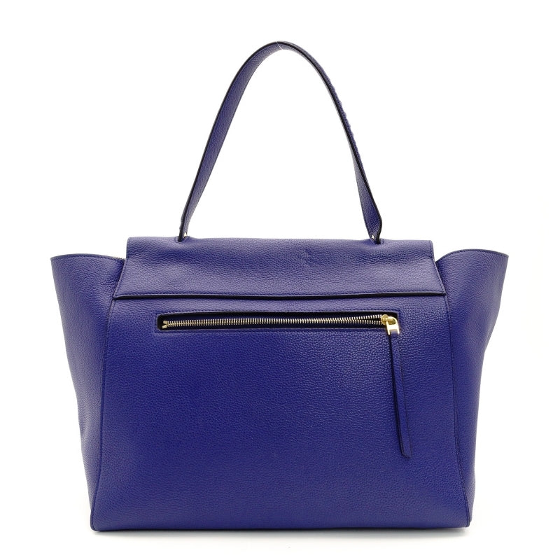 Celine Belt Bag Handbag Blue Leather Women's
