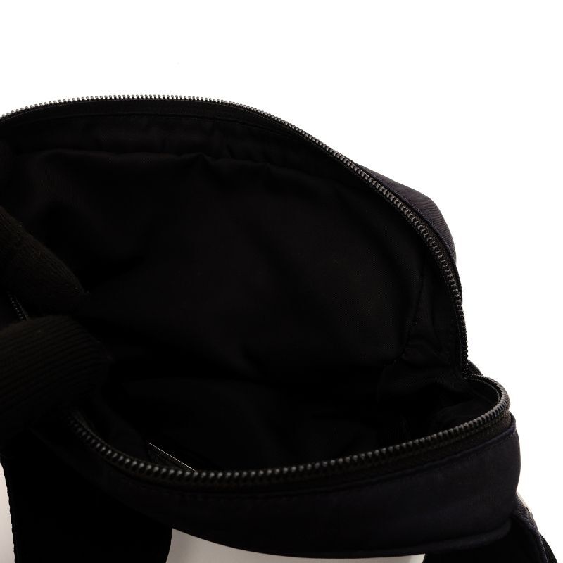 PRADA Waist Bag Navy Triangle Logo Nylon Body Bag Men's