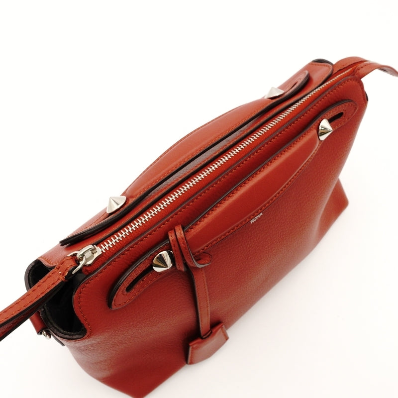 FENDI By the way 2 Way Red Medium Leather