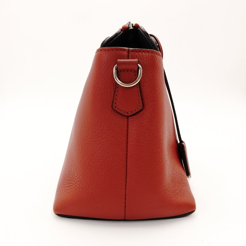 FENDI By the way 2 Way Red Medium Leather