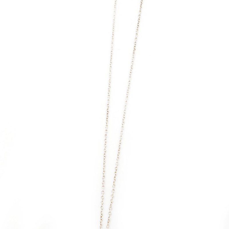 Tiffany & Co. Teardrop Necklace Sterling Silver 925 Approx. 3g 6-10-945