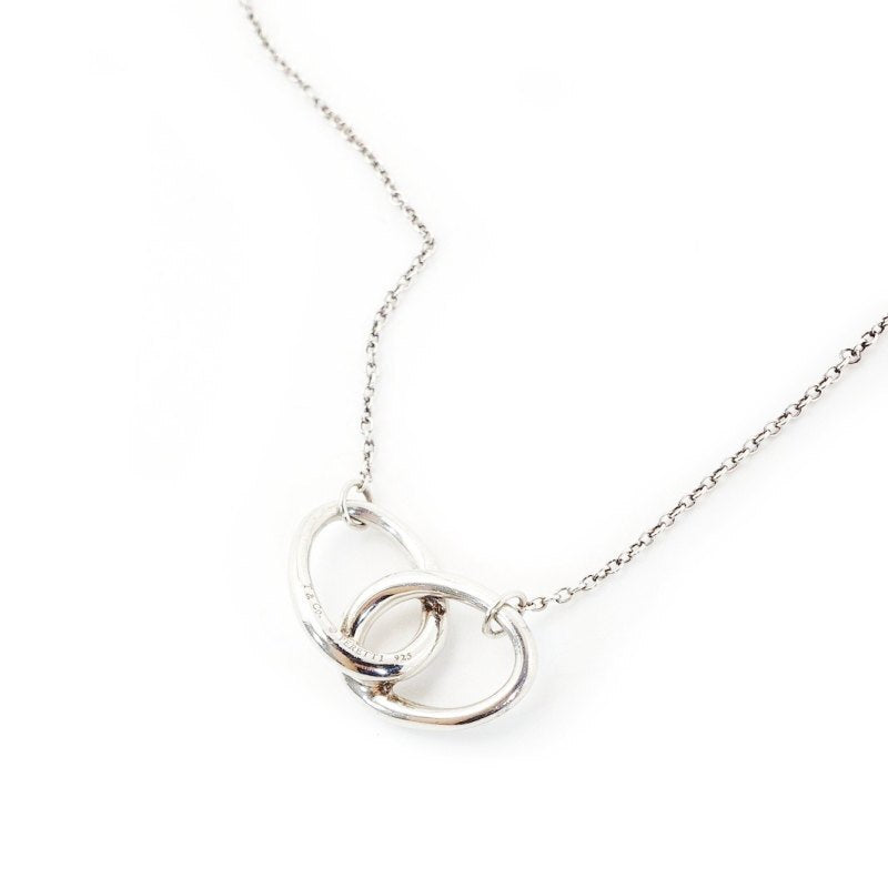 Tiffany & Co. Double Loop Necklace Sterling Silver 925 Approx. 3g 6-12-042