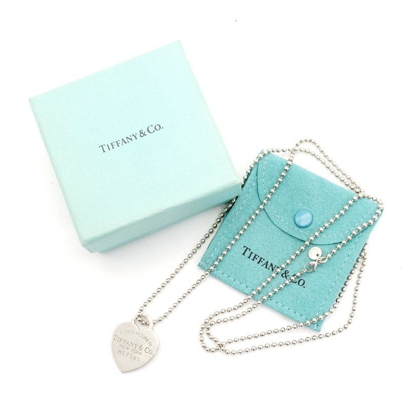 Tiffany & Co. Return to Necklace Sterling Silver 925 Approx. 22g 7-6-400