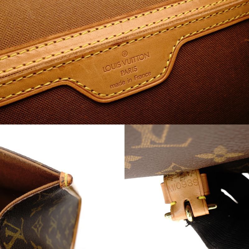 LOUIS VUITTON Monogram Handbag Perla Vintage Brown 2-Way Crossbody 7-8-699