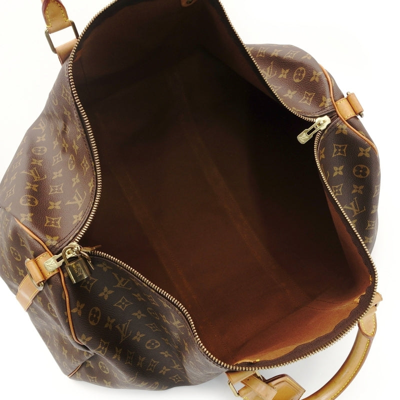 LOUIS VUITTON Monogram Keepall 60 Bandouliere Travel Boston Bag 7-7-796