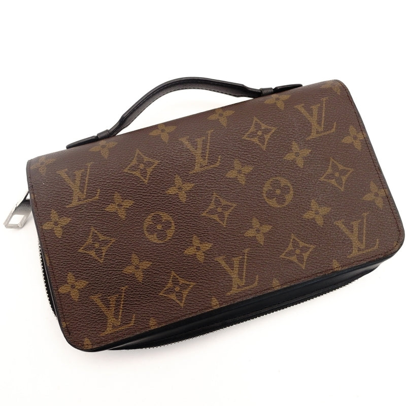 LOUIS VUITTON Men's Monogram Macassar Zippy XL Wallet M61506 7-4-427