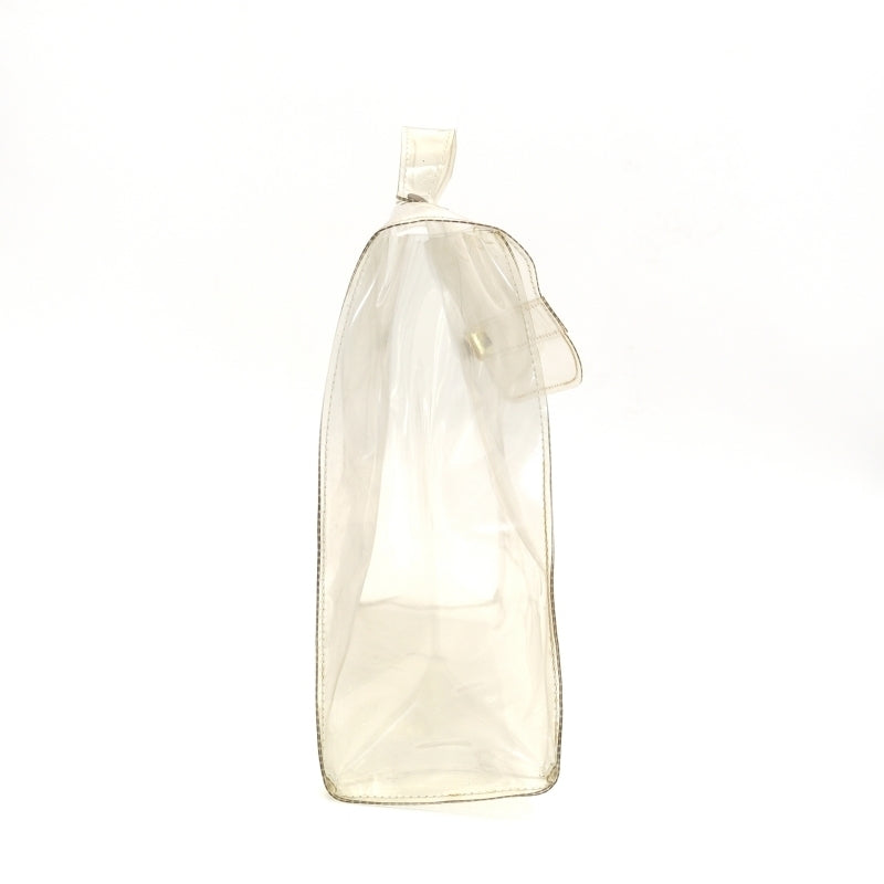 HERMES Vinyl Kelly Bag Handbag Beach Bag 7-7-125