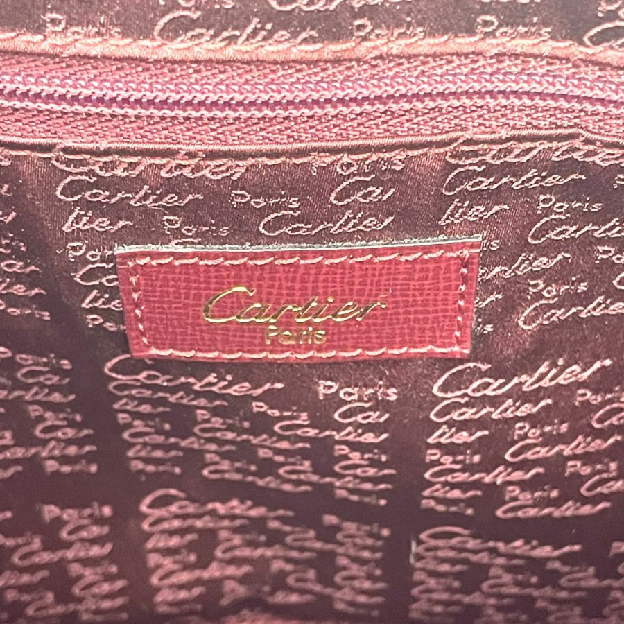 Cartier Mustline Bordeaux Vintage 2 Way Bag