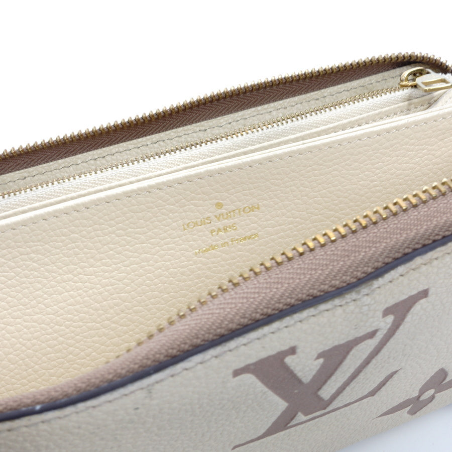 LOUIS VUITTON Bicolor Monogram Amplante Zippy Wallet