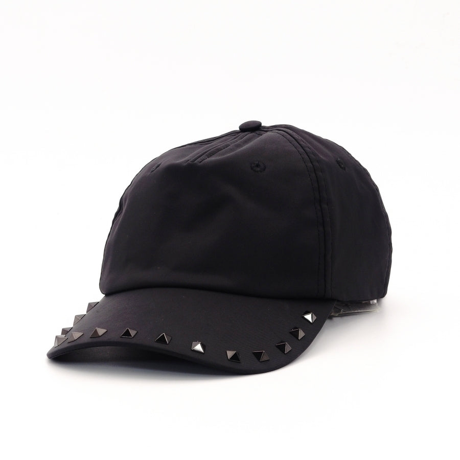 VALENTINO Garavani Cap Studs Black Nylon