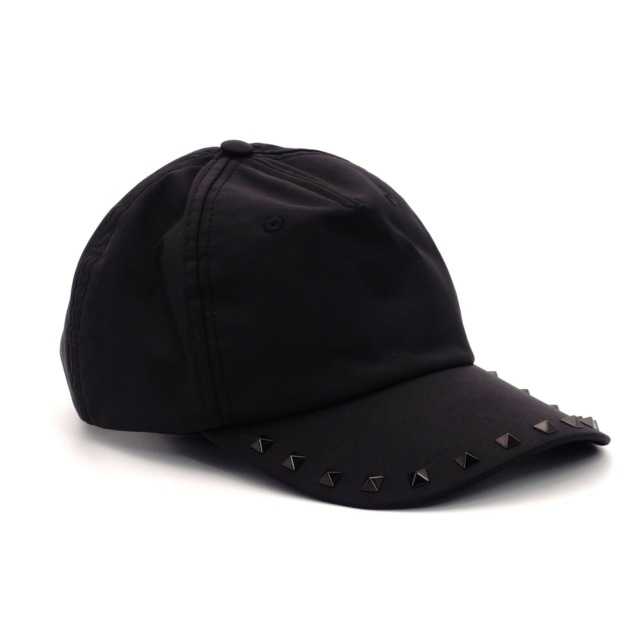 VALENTINO Garavani Cap Studs Black Nylon